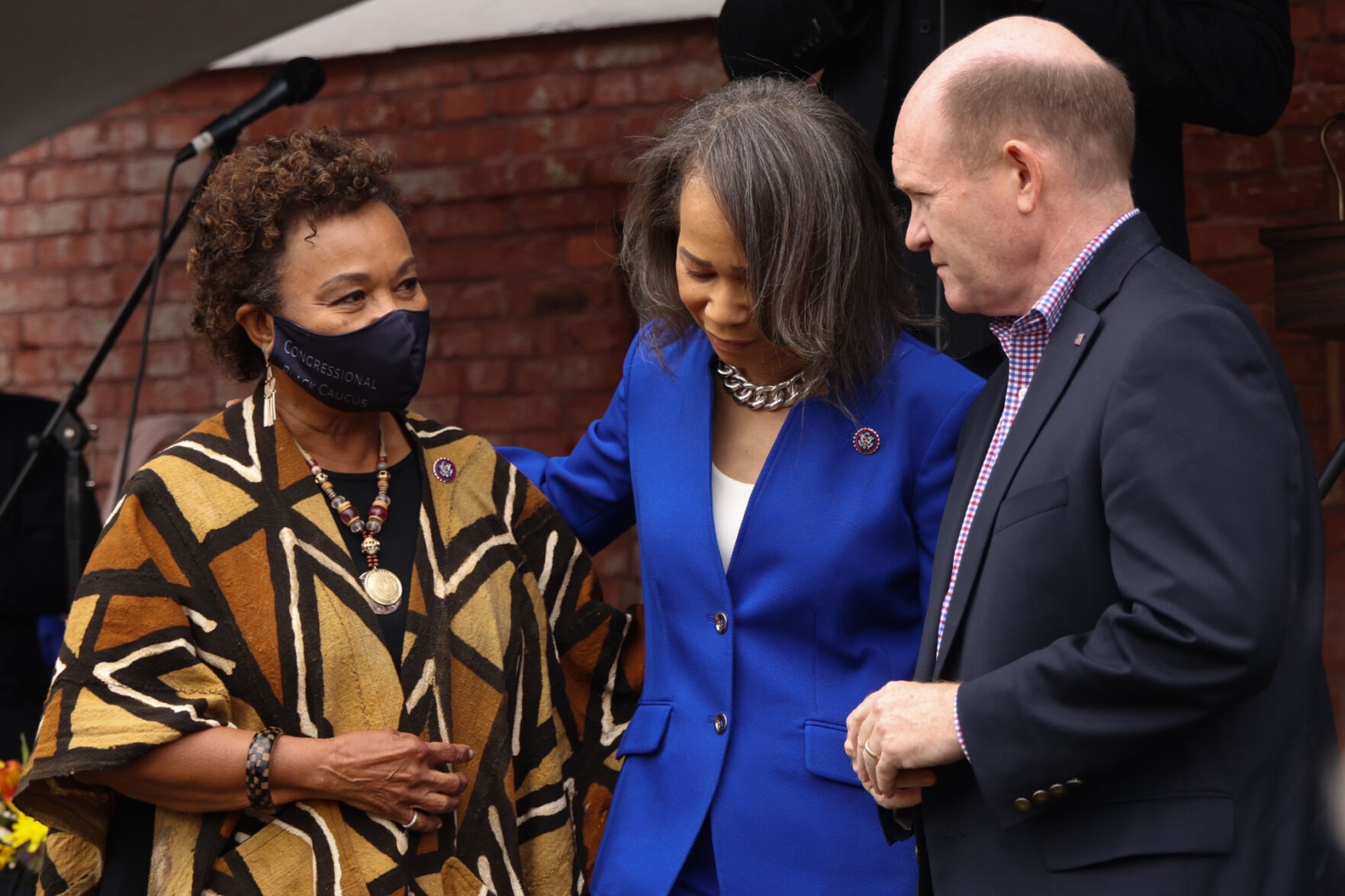 Rep. Barbara Lee, Rep. Lisa Blunt Rochester and Sen. Chris Coons
